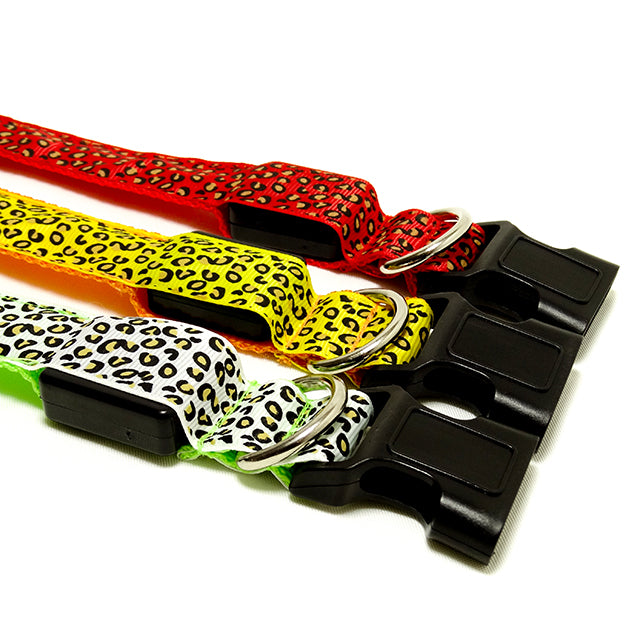 Collar LED de Nylon para Perros – ¡Seguridad y estilo para tu peludo, día y noche! 🐾