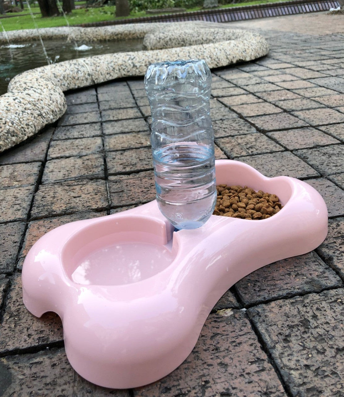 COMEDERO CON DISPENSADOR DE AGUA