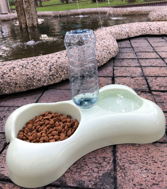 COMEDERO CON DISPENSADOR DE AGUA